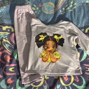 Kids Pajamas with Yellow Accents
